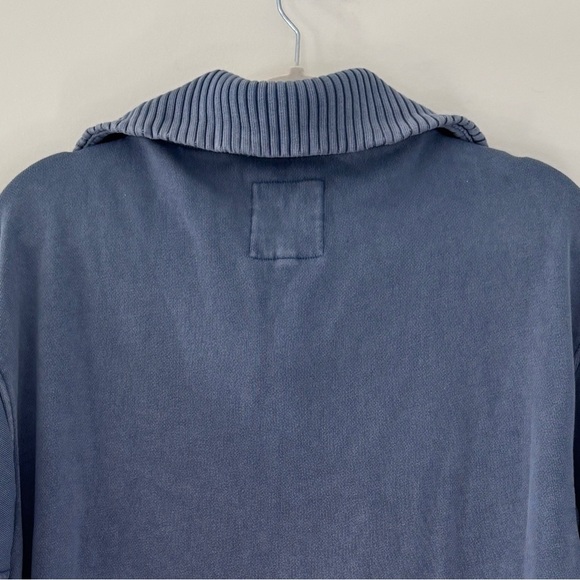 Aerie Women's‎ Size XS Down To Earth Quarter Zip Oversized Sweater Blue Pullover - Picture 7 of 8